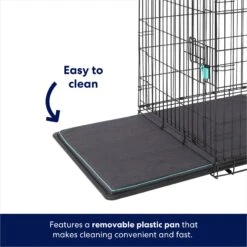 Frisco Heavy Duty Enhanced Lock Double Door Fold & Carry Wire Dog Crate & Mat Kit -Cat Dog Supply Store 233736 PT4. AC SS1800 V1671661416