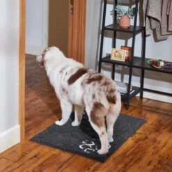 Frisco Microfiber Chenille Paw Print Doormat -Cat Dog Supply Store 235886 PT6. AC SS1800 V1606833157