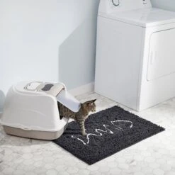 Frisco Microfiber Chenille Fish Bone Litter Mat -Cat Dog Supply Store 236242 PT4. AC SS1800 V1606833806