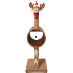 Frisco Holiday 52.3-in Reindeer Cat Scratching Post & Tunnel 13 Frisco Holiday 52.3-in Reindeer Cat Scratching Post & Tunnel -Cat Dog Supply Store 236569 PT3. AC SS1800 V1601332856