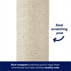 Frisco 35-in Heavy Duty Sisal Cat Scratching Post With Toy -Cat Dog Supply Store 238150 PT2. AC SS1800 V1667227026
