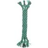 Frisco Flat Teal & Gray Braided Rope Squeaky Fetch Dog Toy -Cat Dog Supply Store 242127 MAIN. AC SS1800 V1603373216