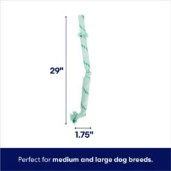 Frisco Double Fun Rope Crinkle Fetch Dog Toy -Cat Dog Supply Store 242137 PT1. AC SS1800 V1695748838