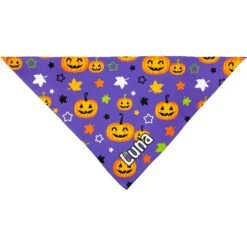 Frisco Halloween Pumpkins Personalized Dog & Cat Bandana -Cat Dog Supply Store 242815 PT3. AC SS1800 V1618511830