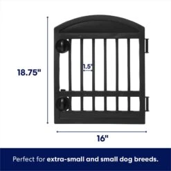 Frisco 4-Panel Dog Exercise Playpen With Door, 24-in -Cat Dog Supply Store 244546 PT2. AC SS1800 V1604008643