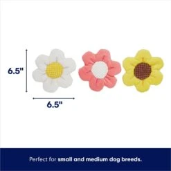 Frisco Easter Spring Flowers Plush Dog Toy -Cat Dog Supply Store 248043 PT1. AC SS1800 V1672780517