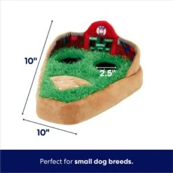 Frisco Baseball Hide & Seek Puzzle Plush Squeaky Dog Toy -Cat Dog Supply Store 252758 PT1. AC SS1800 V1695760957