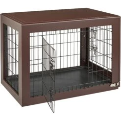 Frisco Double Door Furniture Style Dog Crate, Brown 11 Frisco Double Door Furniture Style Dog Crate, Brown -Cat Dog Supply Store 253033 PT5. AC SS1800 V1617037698