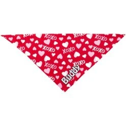 Frisco XOXO Hearts Personalized Dog & Cat Bandana -Cat Dog Supply Store 254203 PT2. AC SS1800 V1632494772