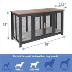 Frisco "Venice" Dog Crate Credenza & Mat Kit -Cat Dog Supply Store 255328 PT1. AC SS1800 V1687276458