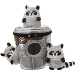 Frisco Trash Can & Raccoons Hide & Seek Puzzle Plush Squeaky Dog Toy & Frisco Trash Can & Raccoons Hide & Seek Puzzle Plush Squeaky Dog Toy Refills -Cat Dog Supply Store 255563 PT1. AC SS1800 V1602704470