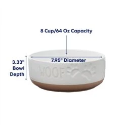 Frisco Paw Prints Non-skid Ceramic Bowl 9 Frisco Paw Prints Non-skid Ceramic Bowl -Cat Dog Supply Store 256072 PT1. AC SS1800 V1685714794