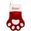 Frisco Sherpa Plaid Paw Holiday Personalized Dog & Cat Stocking -Cat Dog Supply Store 257135 MAIN. AC SS1800 V1701981307