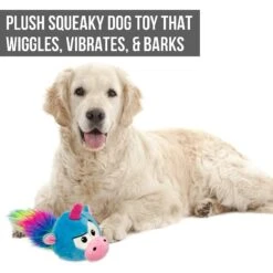 Hyper Pet Doggie Pal Unicorn Squeaky Interactive Plush Dog Toy -Cat Dog Supply Store 258938 PT5. AC SS1800 V1605910032