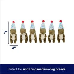 Frisco Birthday Volcano & Dinosaurs Hide & Seek Puzzle Plush Squeaky Dog Toy -Cat Dog Supply Store 264424 PT2. AC SS1800 V1695761147