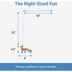 Frisco Pinata Teaser Wand Cat Toy With Catnip -Cat Dog Supply Store 264446 PT1. AC SS1800 V1623698256