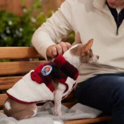 Frisco Mediumweight Red Plaid Insulated Dog & Cat Sherpa Coat -Cat Dog Supply Store 268320 PT8. AC SS1800 V1629836573