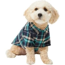 Frisco Multi-Plaid Dog & Cat Flannel Shirt -Cat Dog Supply Store 268588 PT2. AC SS1800 V1637651794