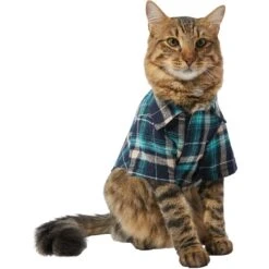 Frisco Multi-Plaid Dog & Cat Flannel Shirt -Cat Dog Supply Store 268588 PT3. AC SS1800 V1637675820