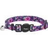 Frisco Midnight Floral Cat Collar -Cat Dog Supply Store 269490 MAIN. AC SS1800 V1616074621