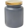 Frisco Modern Gold Rim Ceramic Treat Jar -Cat Dog Supply Store 270190 MAIN. AC SS1800 V1620685036