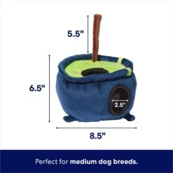 Frisco Halloween Candy Cauldron Hide & Seek Puzzle Plush Squeaky Dog Toy -Cat Dog Supply Store 270490 PT1. AC SS1800 V1689877481