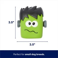 Frisco Halloween Frankenstein Latex Squeaky Dog Toy -Cat Dog Supply Store 270516 PT1. AC SS1800 V1689876672