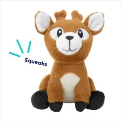 Frisco Camping Deer Plush Squeaky Dog Toy -Cat Dog Supply Store 270997 PT2. AC SS1800 V1686579627