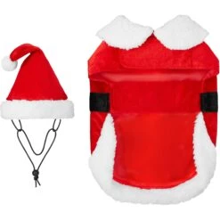 Frisco Mr. Claus Dog & Cat Costume -Cat Dog Supply Store 276142 PT5. AC SS1800 V1631574447