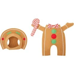 Frisco Front Walking Gingerbread Dog & Cat Costume -Cat Dog Supply Store 276156 PT4. AC SS1800 V1631569278