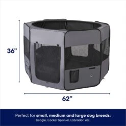 Frisco Soft-Sided Dog, Cat & Small Pet Exercise Playpen 9 Frisco Soft-Sided Dog, Cat & Small Pet Exercise Playpen -Cat Dog Supply Store 277929 PT1. AC SS1800 V1667228030