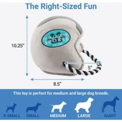 Frisco Football Helmet Plush With Rope Squeaky Dog Toy 6 Frisco Football Helmet Plush With Rope Squeaky Dog Toy -Cat Dog Supply Store 279439 PT1. AC SS1800 V1629824178