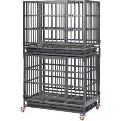 Frisco Ultimate Foldable & Stackable Heavy Duty Steel Metal Single Door Dog Crate 12 Frisco Ultimate Foldable & Stackable Heavy Duty Steel Metal Single Door Dog Crate -Cat Dog Supply Store 280395 PT4. AC SS1800 V1632851515