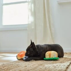 Frisco Fall Pancakes & Maple Syrup Plush Squeaky Dog Toy, 2 Count -Cat Dog Supply Store 285627 PT3. AC SS1800 V1629725170