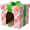 Frisco Holiday Gift Box Cardboard Cat House -Cat Dog Supply Store 287291 MAIN. AC SS1800 V1694809486