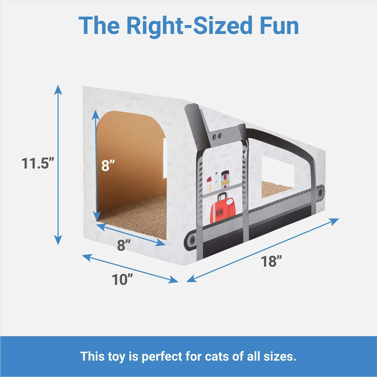 Frisco Treadmill Cardboard Cat House 4 Frisco Treadmill Cardboard Cat House - Image 2