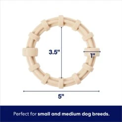 Frisco Ring Tough Nylon Chew Dog Toy, Chicken Flavor -Cat Dog Supply Store 290533 PT1. AC SS1800 V1695760934