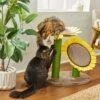 Frisco Sunflower Cat Scratching Post, Two Post With Lounger -Cat Dog Supply Store 296688 MAIN. AC SS1800 V1632856014