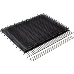 Frisco Heavy Duty Enhanced Lock Sliding Double Door Fold & Carry Wire Dog Crate & Mat Kit, 54 Inch -Cat Dog Supply Store 297463 PT3. AC SS1800 V1633115391