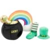 Frisco St. Patrick's Pot Of Gold Hide & Seek Puzzle Plush Squeaky Dog Toy -Cat Dog Supply Store 303130 MAIN. AC SS1800 V1641230381
