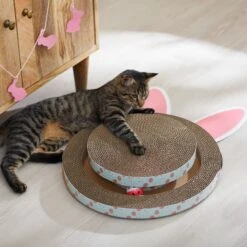 Frisco Easter Bunny Shaped Scratcher Cat Toy With Catnip -Cat Dog Supply Store 304986 PT3. AC SS1800 V1642441652