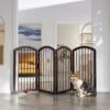 Frisco Arch 4-Panel Solid Wood Dog Gate -Cat Dog Supply Store 305152 MAIN. AC SS1800 V1639669187