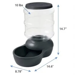 Frisco Wide Mouth Gravity Feeder -Cat Dog Supply Store 308943 PT1. AC SS1800 V1634218914