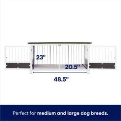 Frisco "Roma" Dog Crate Credenza & Mat -Cat Dog Supply Store 315189 PT2. AC SS1800 V1681145359
