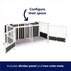 Frisco "Roma" Dog Crate Credenza & Mat -Cat Dog Supply Store 315189 PT4. AC SS1800 V1636564342