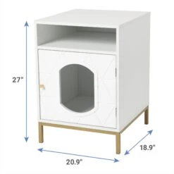 Frisco Elevated Side Table Litter Box Cover -Cat Dog Supply Store 322627 PT2. AC SS1800 V1661376260