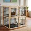 Frisco Collapsible Wood & Wire Cat Cage Playpen, 2 Level -Cat Dog Supply Store 323214 MAIN. AC SS1800 V1645473402
