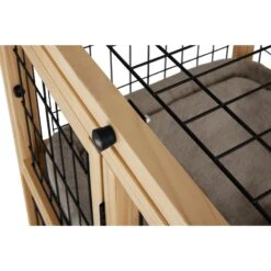 Frisco Collapsible Wood & Wire Cat Cage Playpen, 2 Level -Cat Dog Supply Store 323214 PT5. AC SS1800 V1645480002