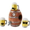 Frisco Beer & Keg Plush Squeaky Dog Toy, 4 Count -Cat Dog Supply Store 327047 MAIN. AC SS1800 V1648667226