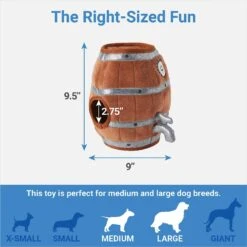 Frisco Beer & Keg Plush Squeaky Dog Toy, 4 Count 8 Frisco Beer & Keg Plush Squeaky Dog Toy, 4 Count -Cat Dog Supply Store 327047 PT2. AC SS1800 V1648563981